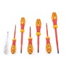 RS PRO Pozidriv and Slotted Insulated Screwdriver Set 7-Piece VDE 1000V Turkey 875-5821