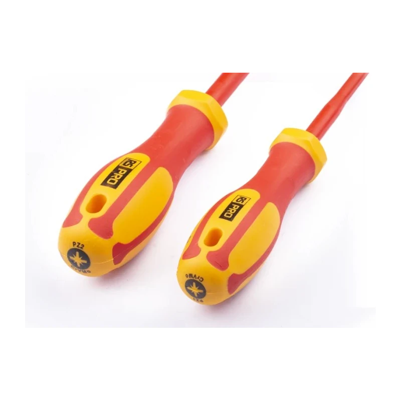RS PRO Pozidriv and Slotted Insulated Screwdriver Set 7-Piece VDE 1000V Turkey 875-5821
