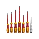 RS PRO Pozidriv and Slotted Insulated Screwdriver Set 7-Piece VDE 1000V Turkey 875-5821