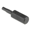 Wera Hex-Plus Screwdriver Bit, 2.5 mm Size, 0.25 mm Hex Drive, 25 mm Overall Length 05056310001