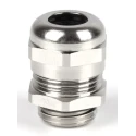 RS PRO Metallic Nickel Plated Brass Cable Gland, PG9 Thread, 4 mm Min. Cable Diameter, 8 mm Max. Cable Diameter 210-0617