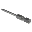 Wera Screwdriver Bit, Torx Head Type T8 Size, 1/4 in Hex Drive, 50 mm Overall Length 05060131001