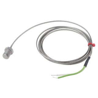 RS PRO Type K Bolt Thermocouple 12 mm Diameter, 13 mm Probe Length, Stainless Steel Probe, 2 m Cable Length, 250°C 872-2607