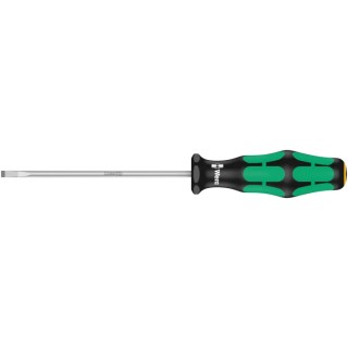 Wera Standard Slotted Screwdriver 100 mm Blade, 181 mm Overall 05008015001
