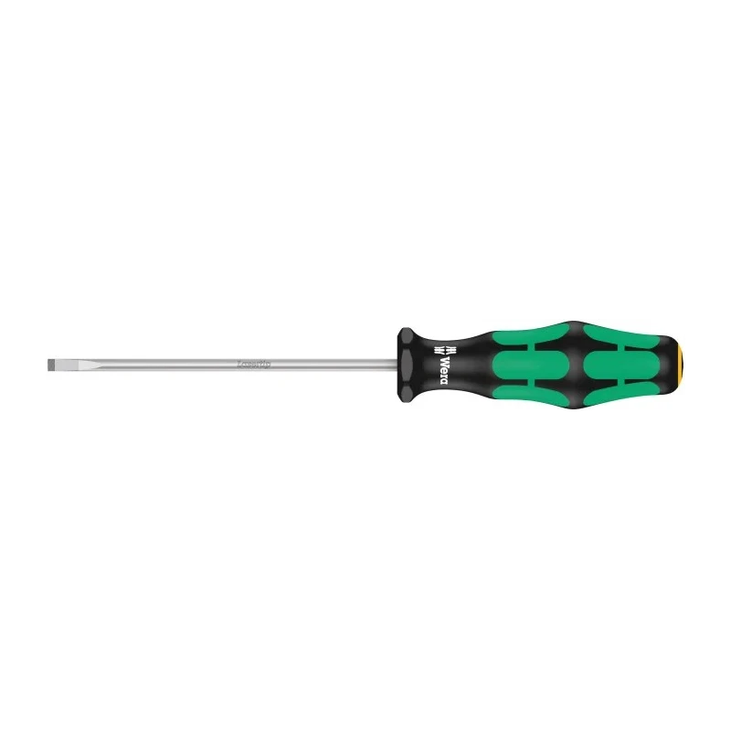 Wera Standard Slotted Screwdriver 100 mm Blade, 181 mm Overall 05008015001