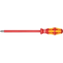 Wera Insulated Screwdriver PZ4 Tip with 200 mm Blade, 312 mm Overall Length, VDE/1000V Approved 05006168001