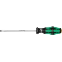 Wera Standard Slotted Screwdriver 1.2mm Tip Thickness 7mm Tip Width 150mm Blade 255mm Overall Chrome Plated 05007635001