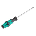 Wera Standard Slotted Screwdriver 1.2mm Tip Thickness 7mm Tip Width 150mm Blade 255mm Overall Chrome Plated 05007635001