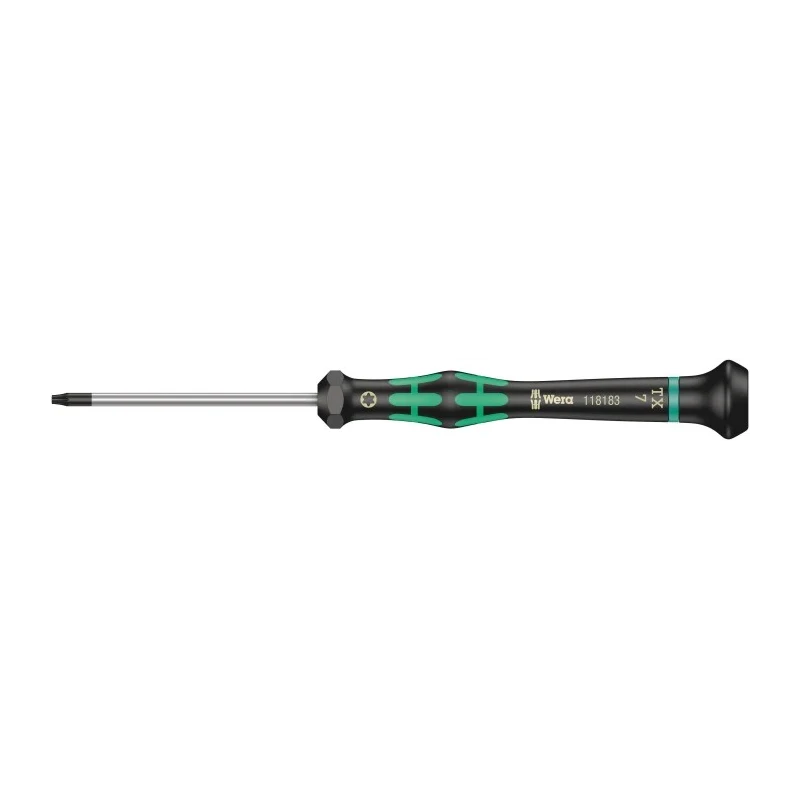 Wera Precision Precision Screwdriver T7 Tip, 60mm Blade, 157mm Overall 05118183001