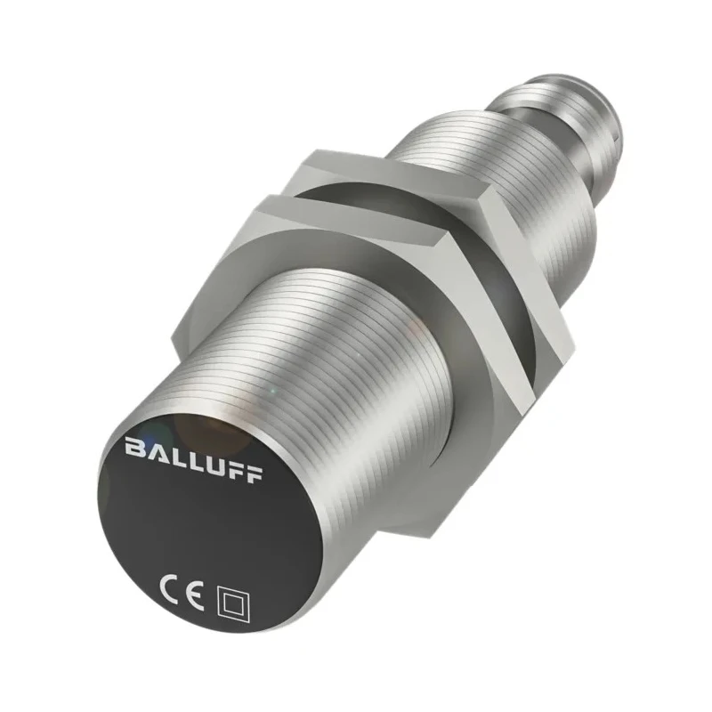 BALLUFF Threaded Barrel Inductive Proximity Sensor M18 PNP 30V 8 mm Brass IP68 BES M18MI-POC80B-S04G