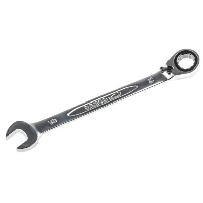Bahco Ratchet Spanner 13 mm, 178mm Overall Length, Alloy Steel Chrome Finish 1RM-13