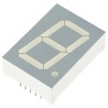 Kingbright 1 7 Segment LED Display Cathode Green 95mcd Right Side 25.4mm SC10-21CGKWA