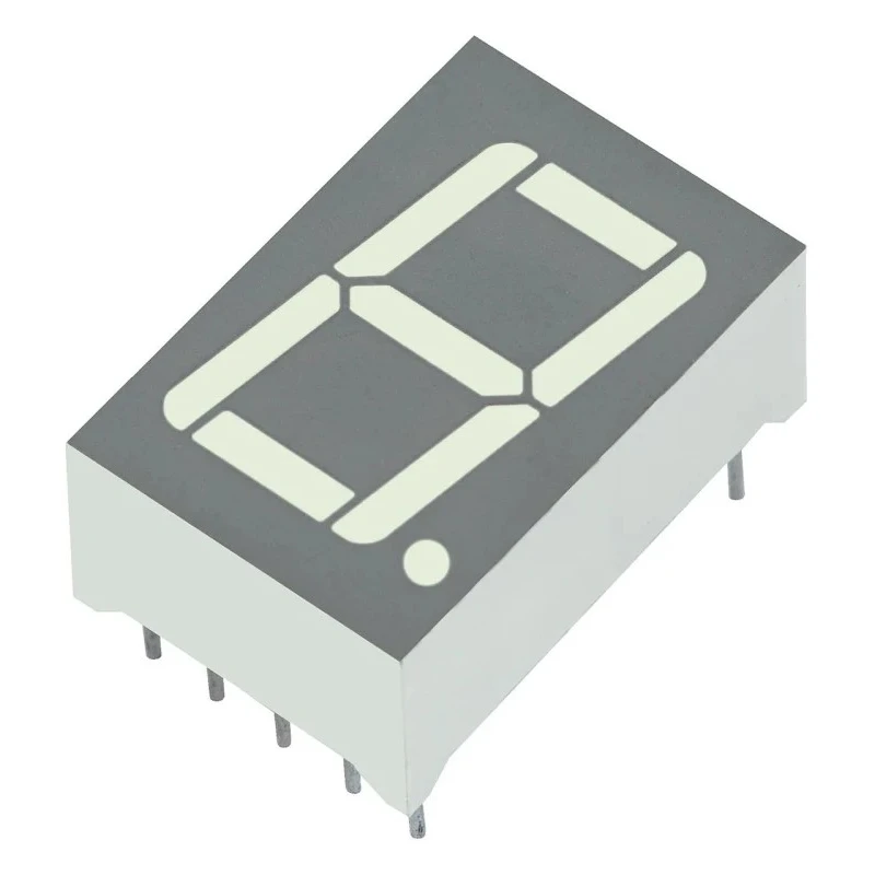 Kingbright 7 Segment LED Display Anode Red 97mcd 1 Digit 14.2mm Character Height SA56-11SURKWA