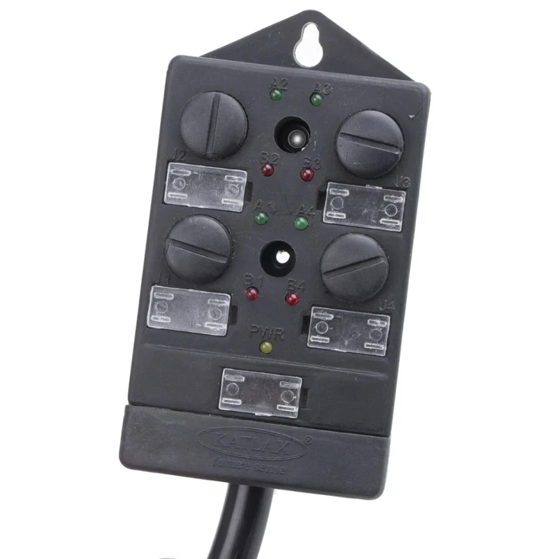 RS PRO Sensor Box, 4 Port, 5 m Cable Length, Plastic Housing, IP67 Rated, 24V DC 877-1176
