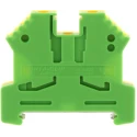RS PRO Earth Terminal Block Green Yellow Protective 2mm² to 2.5mm² 1-Level Screw Termination 872-5628