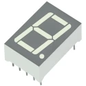 Kingbright 1 Digit 7 Segment LED Display Green 14.2mm Height Cathode, Through Hole SC56-11CGKWA