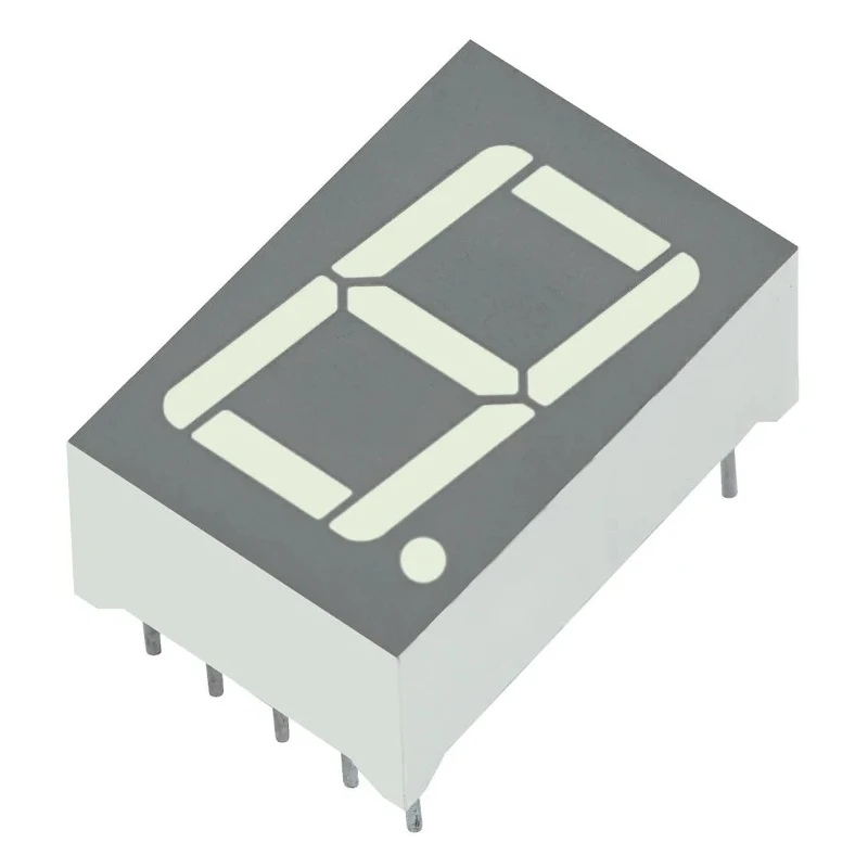 Kingbright 1 Digit 7 Segment LED Display Green 14.2mm Height Cathode, Through Hole SC56-11CGKWA