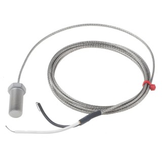 RS PRO Type J Bolt Thermocouple 25 mm Length, 12 mm Diameter, Stainless Steel Probe, 2 m Cable Length, 250 °C Max 872-2587
