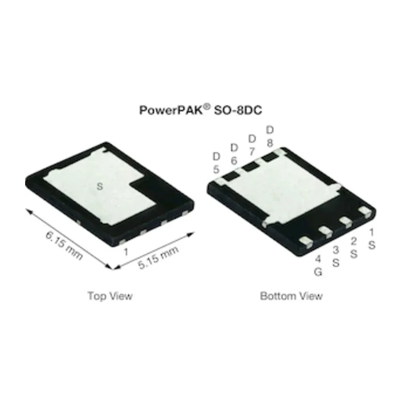 Vishay N-Channel Power MOSFET 60 V 204 A Enhancement Mode 125 W SO-8 Package SiDR626LDP-T1-RE3