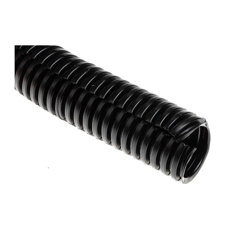 RS PRO Electrical Flexible Split Plastic Conduit 20 mm Nominal Diameter Black 100 m Length 875-0258