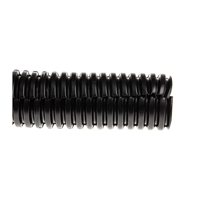 RS PRO Electrical Flexible Split Plastic Conduit 20 mm Nominal Diameter Black 100 m Length 875-0258