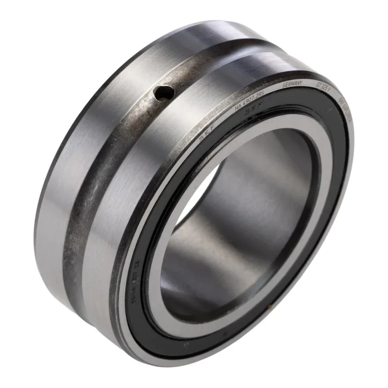 SKF Cylindrical Bore Shielded Roller Bearing 35 mm ID 55 mm OD 21 mm Race Width Sheet Metal Cage NA 4907.2RS