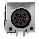 Switchcraft 8 Pole Right Angle Standard DIN Connector 34V DC 3A PCB Female 62PC8FS