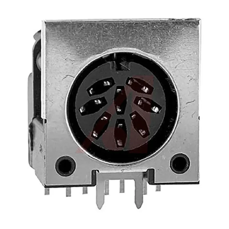Switchcraft 8 Pole Right Angle Standard DIN Connector 34V DC 3A PCB Female 62PC8FS