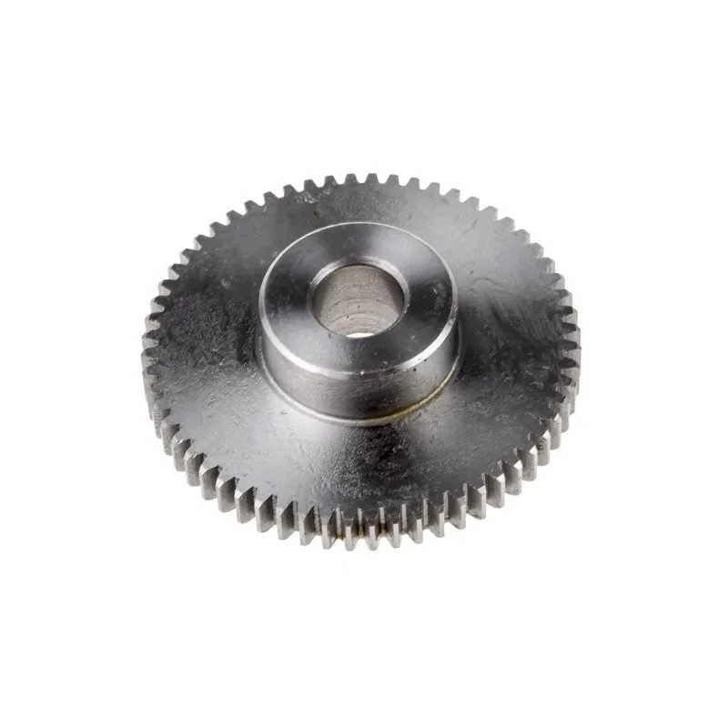 RS PRO Steel 60 Teeth Spur Gear 0.8 Module 10mm Bore 48mm Pitch Diameter 22mm Hub Diameter 878-7890