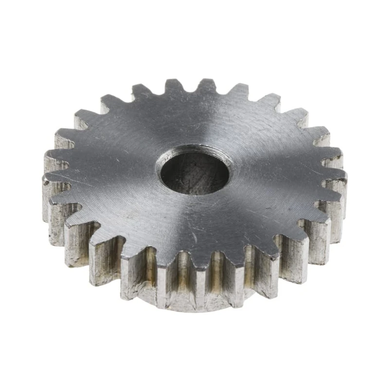 RS PRO Steel 25 Teeth Spur Gear, 1 Module, 6mm Bore, 25 mm Pitch Diameter, 14 mm Hub Diameter 878-7913