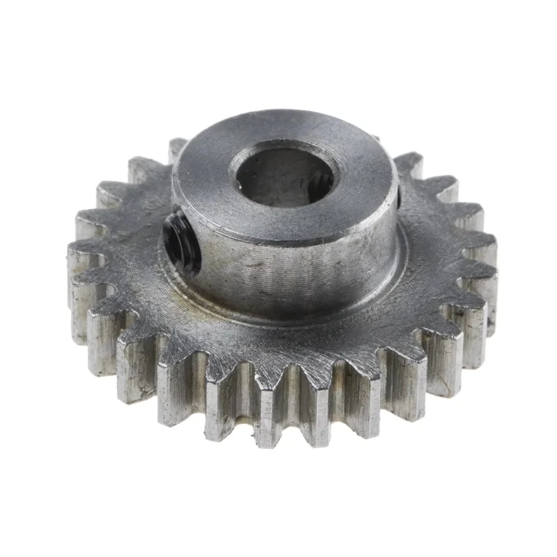 RS PRO Steel 25 Teeth Spur Gear, 1 Module, 6mm Bore, 25 mm Pitch Diameter, 14 mm Hub Diameter 878-7913