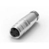 RS PRO 3 Pole Straight M16 Female Cable Mount DIN Connector 5A 250V IP67 Screw Lock 210-0217