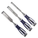 Irwin 3 Piece Steel Wood Chisel Set with 1in Blade Width 10503419