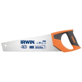 Irwin Hand Saw 350 mm Blade Length, 8 Teeth Per Inch Steel Blade 1897526