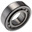 SKF Single-Row Shielded Roller Bearing 40 mm ID, 80 mm OD, 23 mm Width, Sheet Metal Cage, Cylindrical Bore NJ 2208 ECJ
