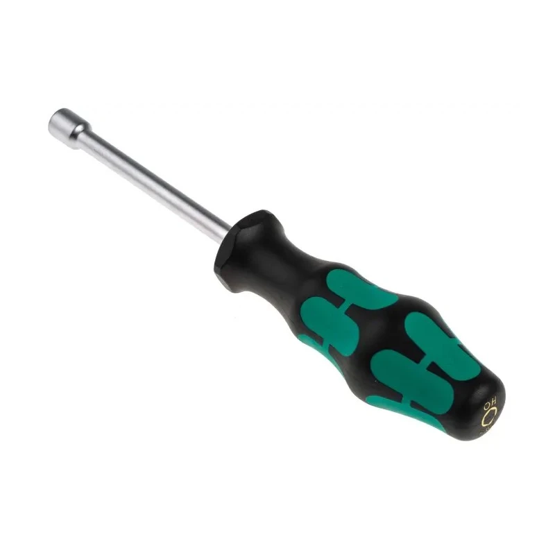 Wera Hexagon Nut Driver 7 mm Tip 90 mm Blade Stainless Steel Chrome Plated 195mm Overall 05029463001