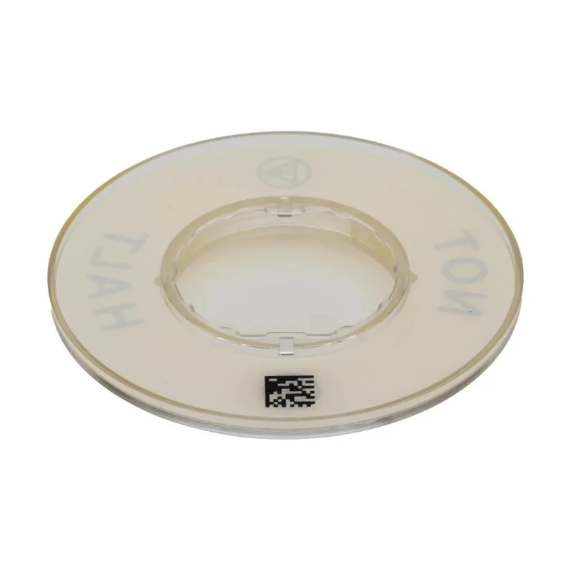 Schneider Electric 3D Marked Legend Plate for Emergency Stop Mushroom Head Push Button Harmony ZBY9220