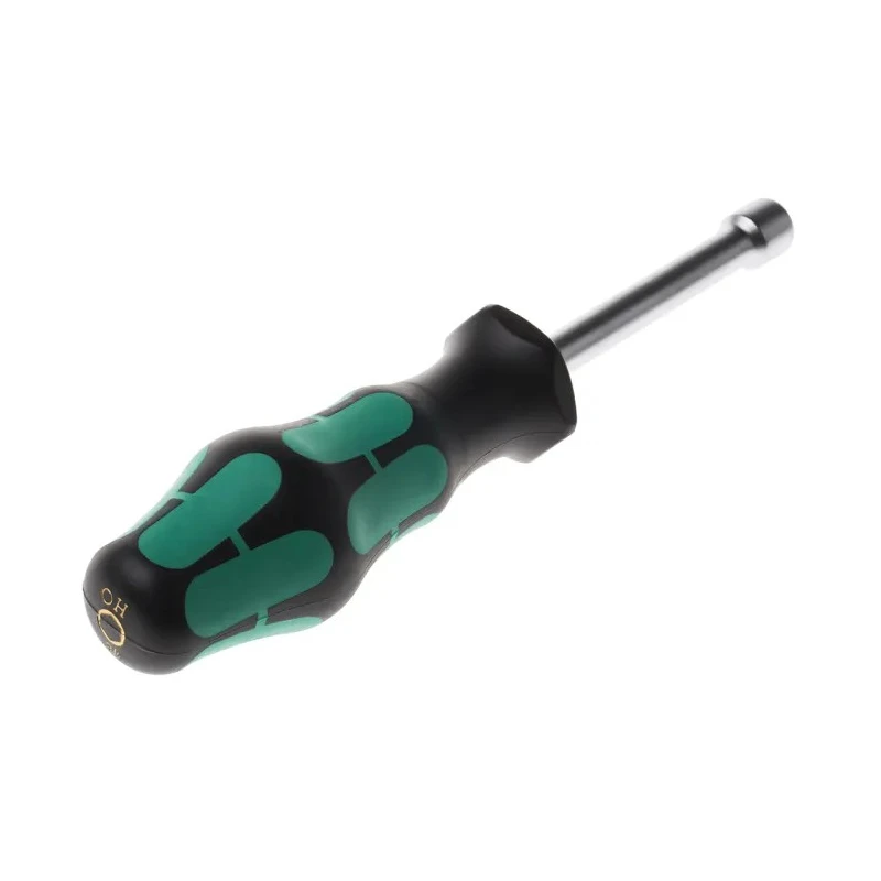 Wera Hexagon Nut Driver 3/8 in Tip, 80 mm Blade, 192 mm Overall 05029505001