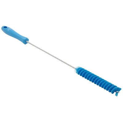Vikan Blue Bottle Brush with Polyethylene Terephthalate Bristles, Blue Colour, 20 mm Diameter, 500 mm Length 53763