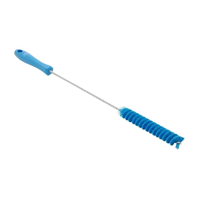 Vikan Blue Bottle Brush with Polyethylene Terephthalate Bristles, Blue Colour, 20 mm Diameter, 500 mm Length 53763