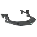 MSA Safety V-Gard Series Face Shield Black Lens High Density Polyethylene Polyamide Nylon Guard Universal Standard 10121266