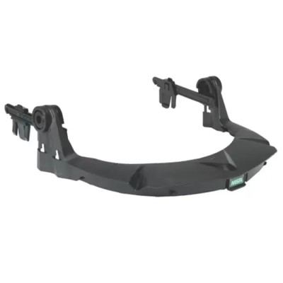 MSA Safety V-Gard Series Face Shield Black Lens High Density Polyethylene Polyamide Nylon Guard Universal Standard 10121266