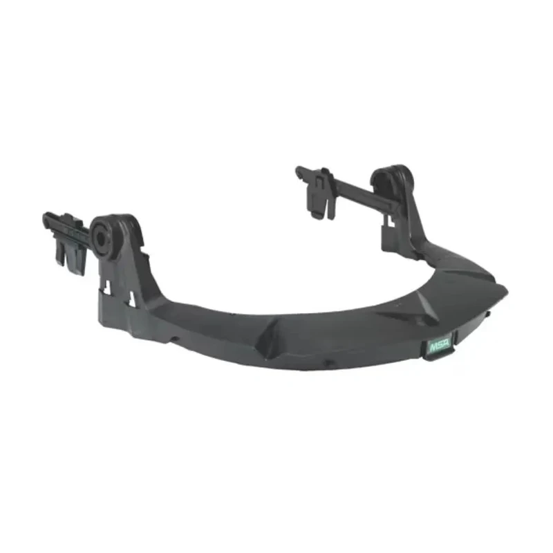 MSA Safety V-Gard Series Face Shield Black Lens High Density Polyethylene Polyamide Nylon Guard Universal Standard 10121266