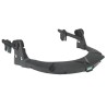 MSA Safety V-Gard Series Face Shield Black Lens High Density Polyethylene Polyamide Nylon Guard Universal Standard 10121266