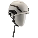 MSA Safety V-Gard H1 White Safety Helmet High Performance Polyethylene Material Chin Strap Included Adjustable 10194791