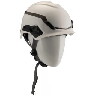 MSA Safety V-Gard H1 White Safety Helmet High Performance Polyethylene Material Chin Strap Included Adjustable 10194791