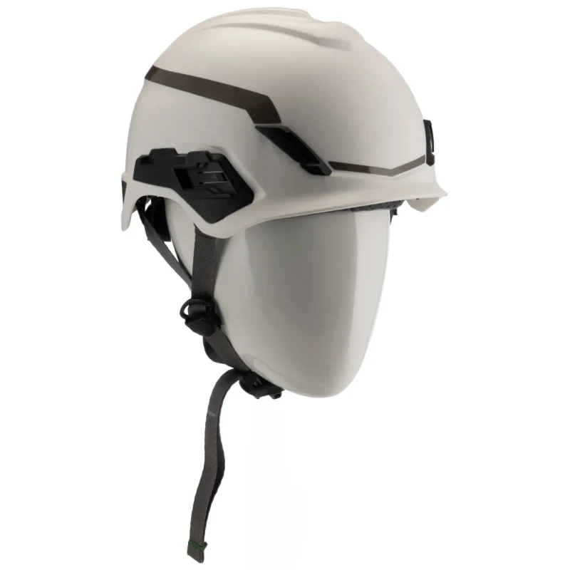 MSA Safety V-Gard H1 White Safety Helmet High Performance Polyethylene Material Chin Strap Included Adjustable 10194791