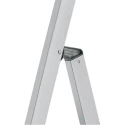 TUBESCA Anodised Aluminium 5 Steps Step Ladder 1.1m Platform Height 1.75m Open Length 02370005