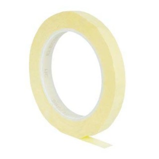 3M 3M™ 1350 Yellow Polyester Film Electrical Tape, 15mm Width x 66m Length T1350Y15