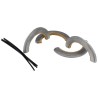 SKF Felt Seal Ring Seal with Aluminium and Nitrile Rubber Element, 70 mm ID, 98.5 mm OD, 10 mm Thickness TSN 516 C